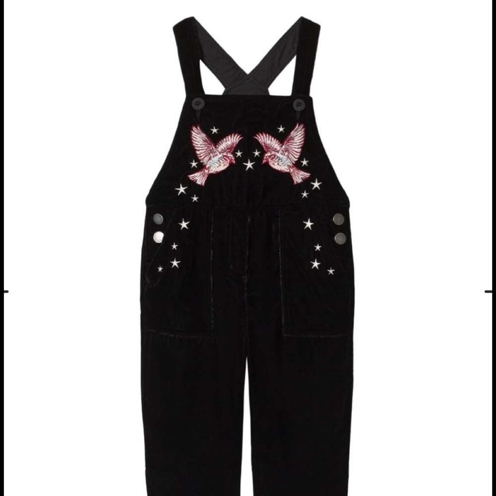 Stella McCartney Velvet Miranda Overalls